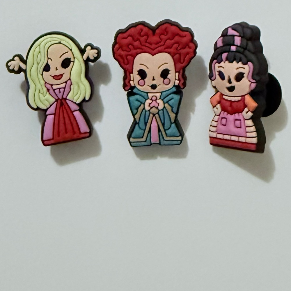 3 Hocus Pocus Croc Charms Jibbit Shoe Charm Disney Croc Charms